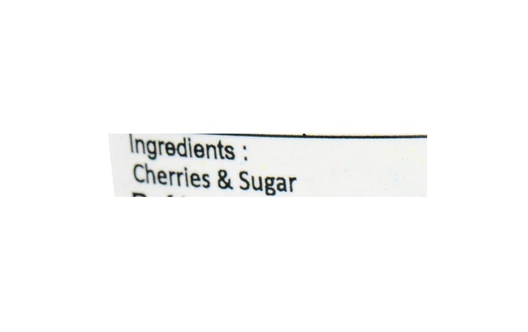 Ambrosia Delicatessen Candied Red Cherries    Jar  250 grams